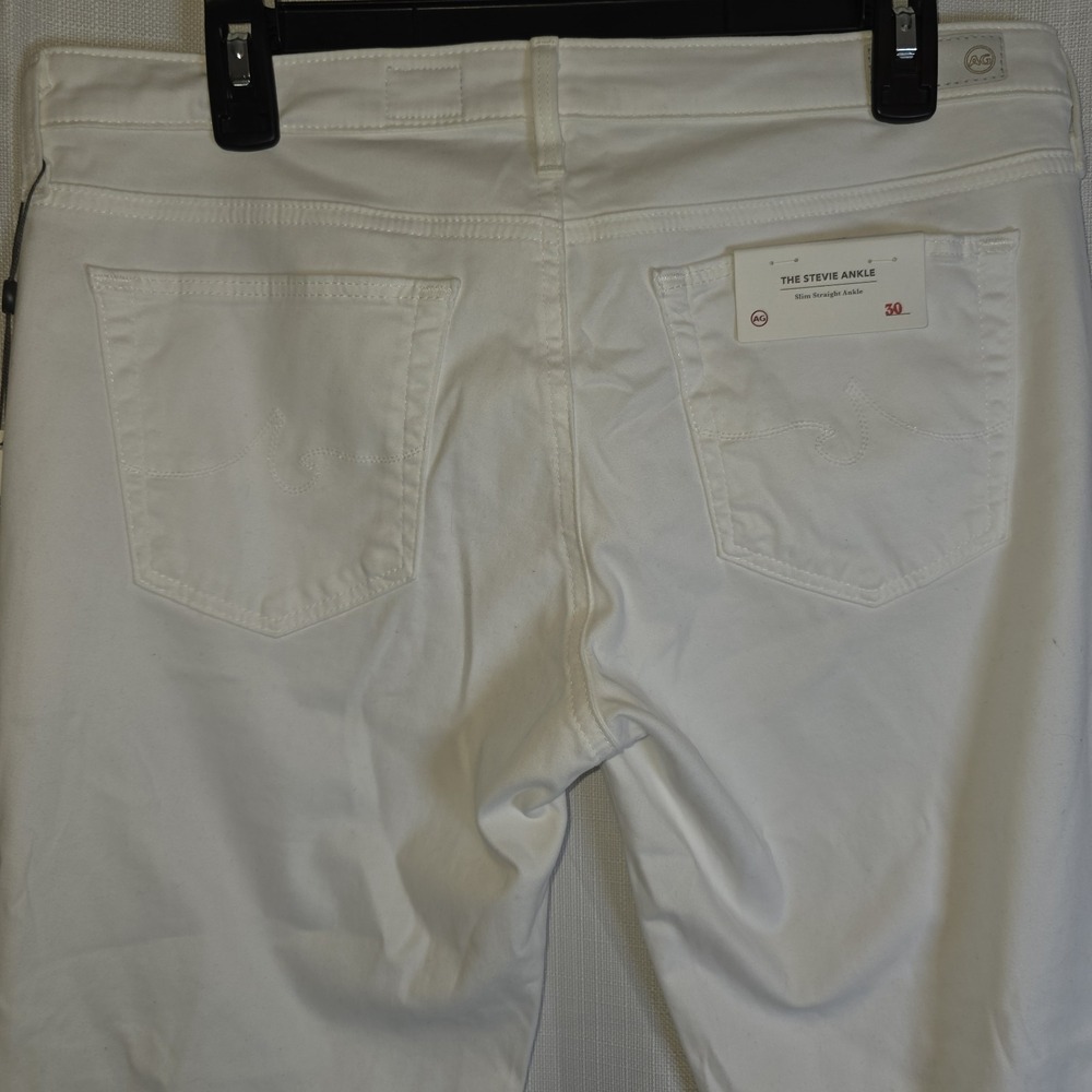 AG Adriano Goldschmied Anthro the Stevie ankle slim straight leg  size 30 NWT - Picture 10 of 16